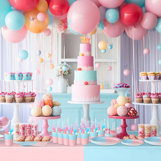 Gender Reveal Party Supplies Kit Baby Riddle