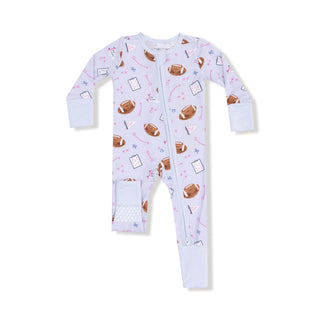 Convertible Romper, Touchdown Time - Lavender 126 Angel Dear Size: 0-3M