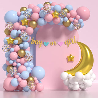 Baby Riddle Gender Reveal Balloon Arch Set | Baby Riddle