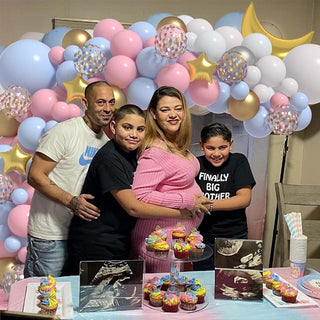Gender Reveal Balloon Arch Set Party Supplies Baby Riddle