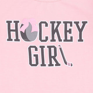 Ruffle Tee And Baby Bells - Megan'S Bowtiful Hockey Stripe Angel Dear