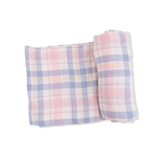 Swaddle Blanket - Dusty Plaid 157 Angel Dear Size: 47X47