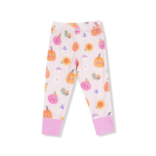 Long Sleeve Loungewear Set, Autumn Pumpkins - Pink 171 Angel Dear Size: 6-12M