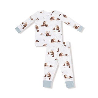 Long Sleeve Loungewear Set, Baby Beavers 171 Angel Dear Size: 6-12M