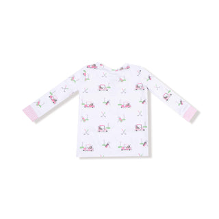 Long Sleeve Loungewear Set, Baby Golf Carts - Pink 171 Angel Dear Size: 6-12M