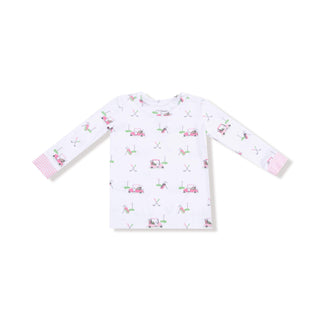 Long Sleeve Loungewear Set, Baby Golf Carts - Pink 171 Angel Dear Size: 6-12M