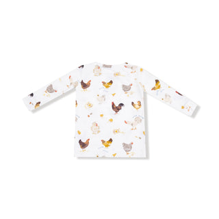 Long Sleeve Loungewear Set, Collector Chickens 171 Angel Dear Size: 6-12M