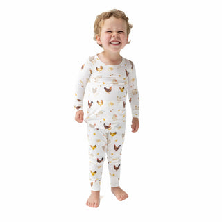 Long Sleeve Loungewear Set, Collector Chickens 171 Angel Dear Size: 6-12M