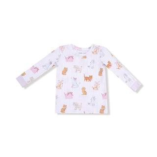 Long Sleeve Loungewear Set, Fancy Pets 171 Angel Dear Size: 6-12M