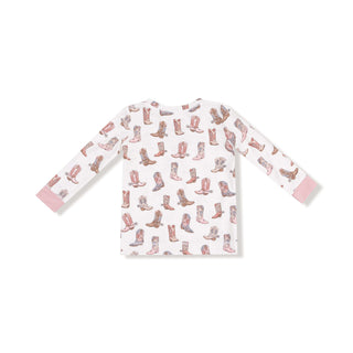 Long Sleeve Loungewear Set, Future Cowgirl 171 Angel Dear Size: 6-12M