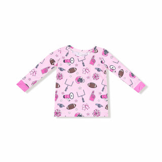 Long Sleeve Loungewear Set, Game Day - Pink 171 Angel Dear Size: 6-12M