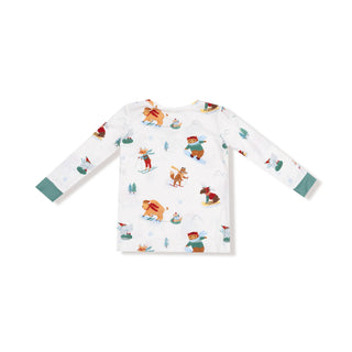 Long Sleeve Loungewear Set, Winter Animal Sports 171 Angel Dear Size: 6-12M