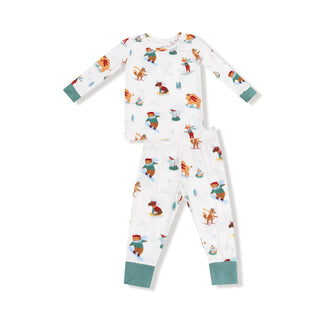 Long Sleeve Loungewear Set, Winter Animal Sports 171 Angel Dear Size: 6-12M