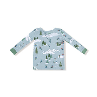 Long Sleeve Loungewear Set, Winter Fun Skiers 171 Angel Dear Size: 6-12M
