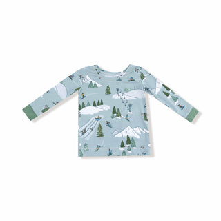 Long Sleeve Loungewear Set, Winter Fun Skiers 171 Angel Dear Size: 6-12M