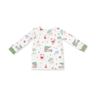 Beach Christmas -Long Sleeve Loungewear Set