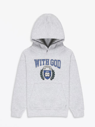 With God Cotton Fleece Hoodie Sweater Holy Pals Size: 02