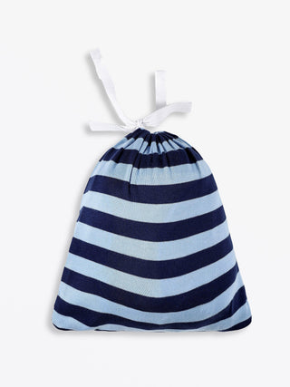 No Greater Love Blue Cotton Bedsheet Bedsheet Holy Pals Size: Crib