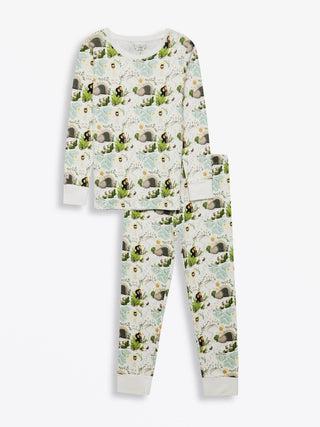 He Is Risen Cotton Long Sleeve Pajama Set Two Piece Holy Pals Size: 2