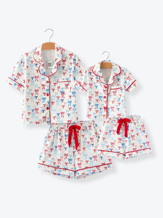 Mommy & Me 4th of july Print Pajama Set Pajamas Rylee Faith Designs Size: 2 style: KIDS