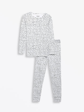 Love One Another Cotton PJ Long Sleeve Set Two Piece Holy Pals Size: 02