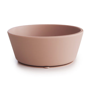 Silicone Suction Bowlsilicone tablewareMushieColor: Blush