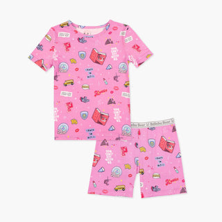 Bamboo Pajama Set with Shorts - Mean Girls: So Fetch Bellabu Bear Size: 18-24 Months