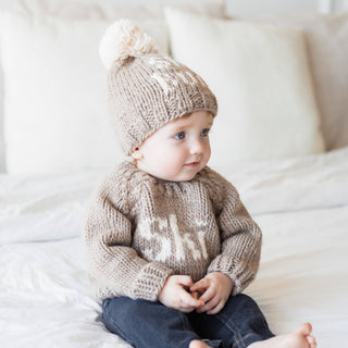 Ski Bum Pebble Crew Neck Sweater Huggalugs Size: 6-12 months
