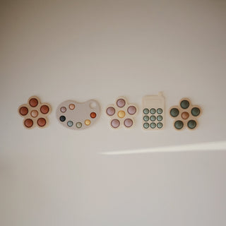 Phone Press Toy Press Toy Mushie Color: Cambridge Blue