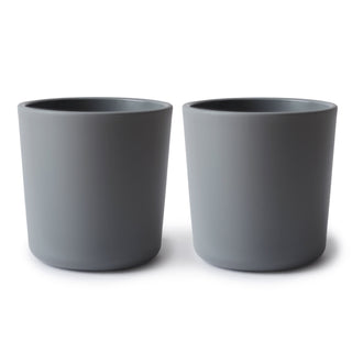 Dinnerware Cup, Set of 2 Dinnerware Mushie Color: Smoke