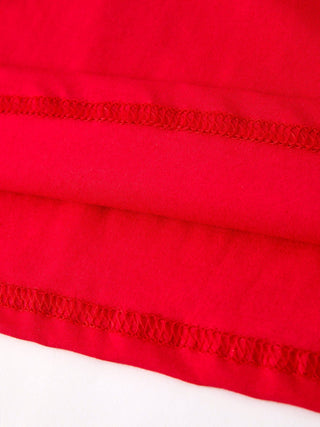 Red Cherry Bow Smocking Embroidery Girls' Dress Dress Rylee Faith Designs Size: 2