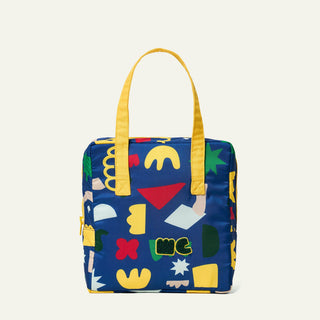 Mon Coeur Recycled Lunchbox Lunchbox Mon Coeur Size: OS Color: Navy/MC Print