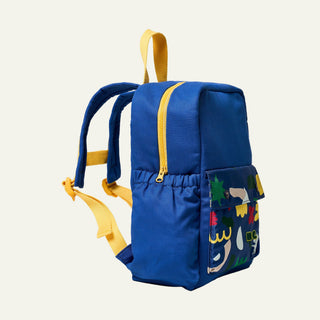 Mon Coeur Recycled Backpack Backpack Mon Coeur Size: OS Color: Navy/MC Print