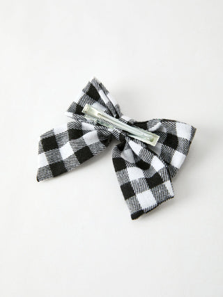 Winter Christmas Plaid Bow Hair Clip Rylee Faith Designs