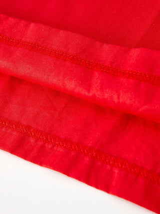 Red Christmas Girls Dress: Beautiful Embroidery with Lace Trim Dress Rylee Faith Designs Size: 2