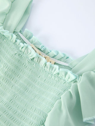 St. Patrick's Day Ombre Ruffle Dress for Girls - Green Gradient Layers Dress Rylee Faith Designs Size: 2