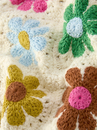 Summer Crochet Floral Girl Set Pajamas Rylee Faith Designs Size: 2