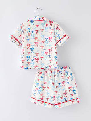 Mommy & Me 4th of July Print Pajama Set Pajamas Rylee Faith Designs Size: 2