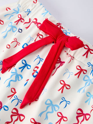 Mommy & Me 4th of July Print Pajama Set Pajamas Rylee Faith Designs Size: 2