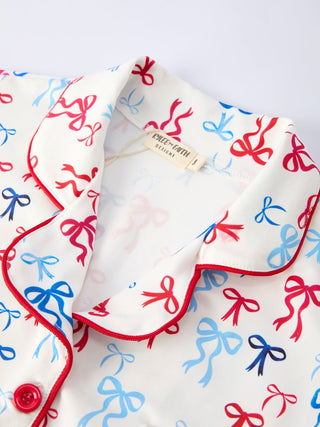 Mommy & Me 4th of July Print Pajama Set Pajamas Rylee Faith Designs Size: 2