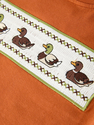 Duck Camo Embroidered Duck Boy Pant Set