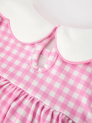 Thanksgiving Halloween Pumpkin Embroidery Girls Dress