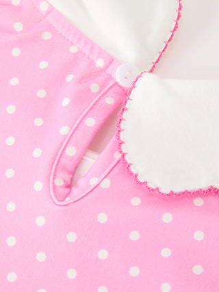 Christmas Girls Santa Bow Peter Pan Collar Dress