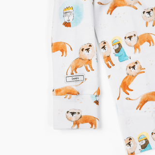 Daniel & The Lions Den PJ Long Sleeve Set Cotton Two Piece Holy Pals Size: 2