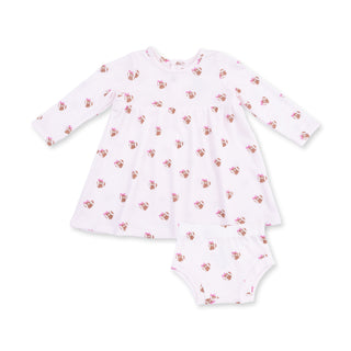 Mini Football Hearts - Simple Dress and Bloomer