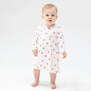 Mini Football Hearts - Simple Dress and Bloomer