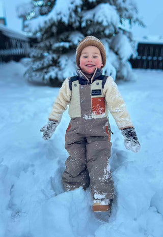 Waterproof Snow bib for youth and toddlerKeep the Littles WildSize: 1-2Y