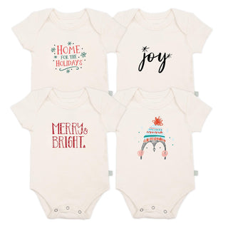 graphic bodysuit set | holiday 4 pack + 1 freebodysuitsFinn + EmmaColor: DefaultSize: 0-3M