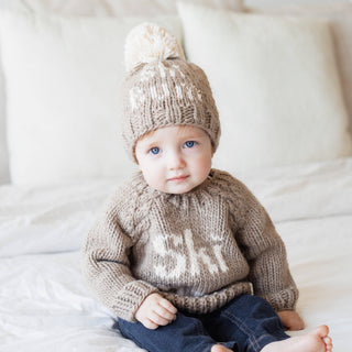 Ski Bum Pebble Crew Neck Sweater Huggalugs Size: 6-12 months