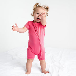 Flamingo Shorty RomperThree Coastal Babies & CoSize: 0-3 MONTHS